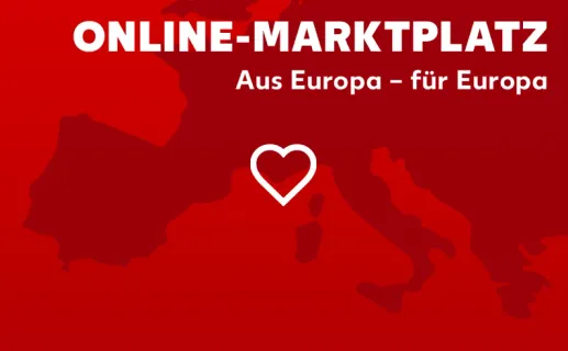 Online-Marktplatz. Aus Europa – für Europa. Mehr erfahren!