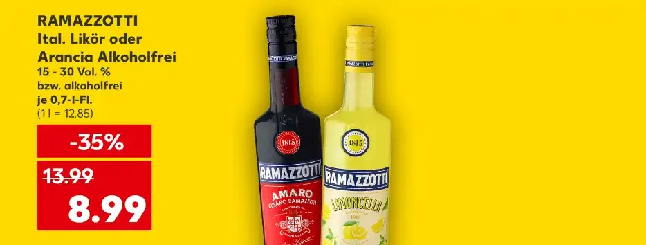 Angebot RAMAZZOTTI