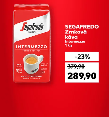 SEGAFREDO Zrnková káva, Intermezzo 1 kg
