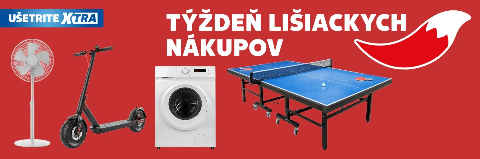 Usetrite XTRA. Tyzden Lisiackych Nakupov. Začať šetriť
