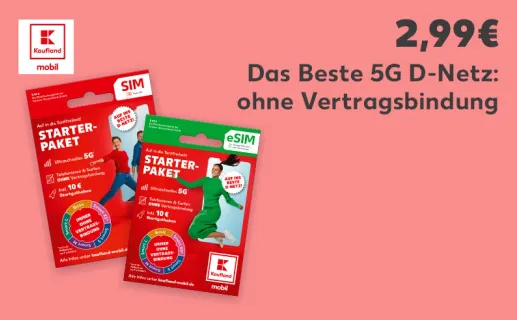 Das Beste 5G D-Netz: ohne Vertragsbindung