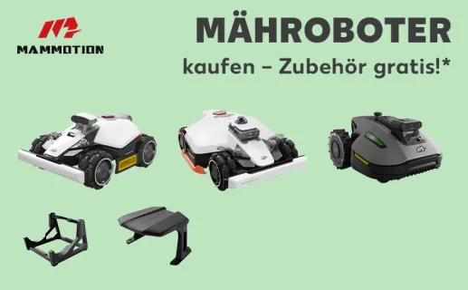 Mähroboter kaufen – Zubehör gratis! Jetzt entdecken