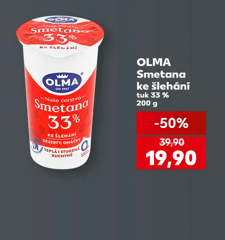 Olma smetana ke šlehání