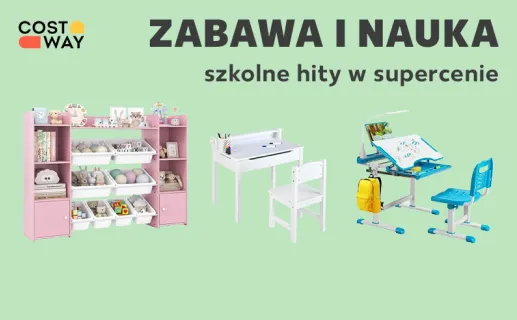 ZABAWA I NAUKA. szkolne hity w supercenie. Costway. Sprawdź teraz