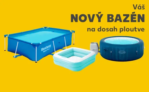 Váš (s)nový bazén na dosah ploutve Nakupujte nyní