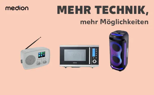 Mehr Technik, mehr Möglichkeiten. Jetzt entdecken