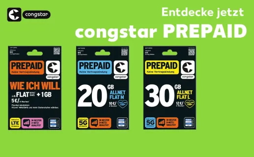 congstar Entdecke jetzt congstar Prepaid Jetzt entdecken