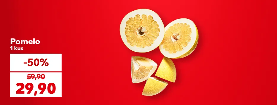 Pomelo 1 kus se slevou -50 % za 29,90 Kč