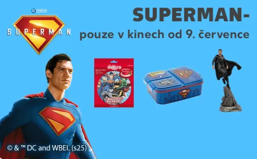 Superman – pouze v kinech od 9. července Nakupujte nyní
