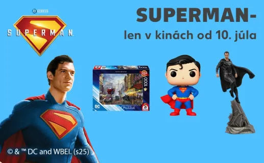 Superman – len v kinách od 10. júla Začať nakupovať