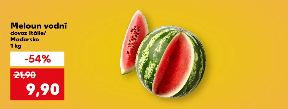Meloun vodní, 1kg, se slevou -54 % za 9,90 Kč