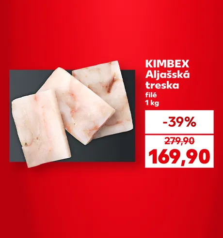 KIMBEX Aljašská treska se slevou -39 % za 169,90 Kč