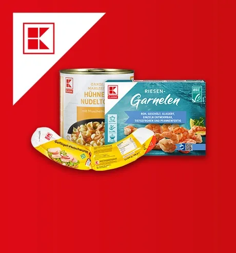 Eigenmarken im Angebot; verschiedene Produktabbildungen