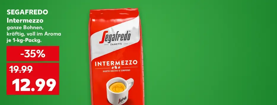 Angebot SEGAFREDO Intermezzo