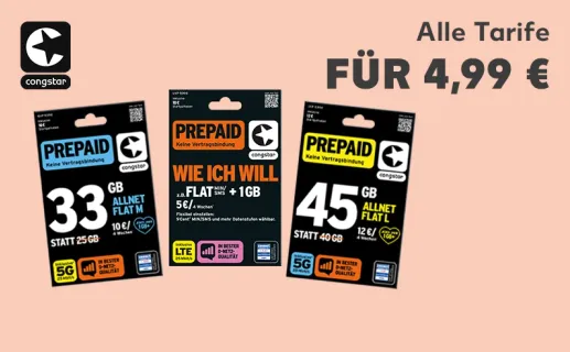 Alle Pakete für 4,99€. Jetzt entdecken