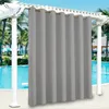 4 Stück Outdoor Vorhänge H 213 x B 254 cm Verdunkelung Produktbild-Vorschau 4
