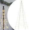 vidaXL LED vianočný stromček, 200 LED diód, teplá biela, Náhľad obrázku produktu 1
