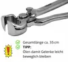 AMKA Hufzange mit Feder 12 Zoll Hufschneidezange Edelstahl Produktbild-Vorschau 4