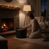 Relaxdays Kaminholzkorb Kunstleder L, stabiler Produktbild-Vorschau 3