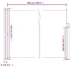 vidaXL Marquise latérale extensible Anthracite 180x500 cm Voir les images du produit 8