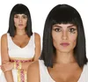 Peluca de Cleopatra, diosa egipcia. Ideal para disfraces de Vista previa de la imagen del producto 6