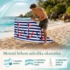 Lantigo Plážová zástěna červeno-modrá kotva 10m | Větrolam Náhled obrázku produktu 8