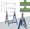 2x Arbeitsbock 7-fach höhenverstellbar bis 400 kg Stahl Produktbild-Vorschau 3