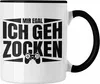 Trendation - Zocker Tasse Geschenk Mir Egal Ich Geh Zocken Produktbild-Vorschau 1