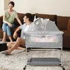 Beistellbett Babywiege Co-Sleeper mit Moskitonetz und Produktbild-Vorschau 2