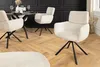 riess-ambiente Drehbarer Retro Stuhl UNIQUE champagner Produktbild-Vorschau 5