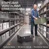 Hliníková škatuľa s vekom, objem 135 litrov, zelená. Náhľad obrázku produktu 7