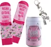 Gin-Socken mit Gin Schlüsselanhänger in einer Design-Dose, Produktbild-Vorschau 1