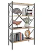 VCM Holz Metall Aufbewahrung Stand Regal Bücherregal Deko Produktbild-Vorschau 3