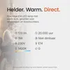 Vito Lighting LED Kaarslamp C35 E14 Amber - 3W 150lm 1400K Productafbeelding-voorbeeld 3