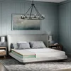 A bedroom scene with a cutaway mattress on a bed. Produktbild-Vorschau