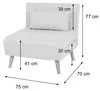 Schlafsessel MCW-D35, Schlafsofa Funktionssessel Produktbild-Vorschau 7