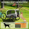 2-in-1 XXL Hunde-Fahrradanhänger mit Dachöffnung, Produktbild-Vorschau 4