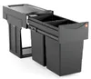 Hailo Contenitore per rifiuti 3666851 Tandem Black Edition Anteprima dell’immagine prodotto 14