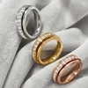 Set di 3 anelli rotanti antistress da 16 mm in acciaio Anteprima dell’immagine prodotto 2