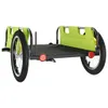 vidaXL Remorque vélo Vert Tissu Oxford et fer Voir les images du produit 7