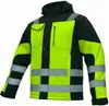 Softshell isolierte Winterarbeitsjacke fluoreszierende Produktbild-Vorschau 3