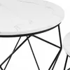 Table basse Relaxdays, lot de 2, aspect marbre et métal, Voir les images du produit 6