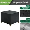Tuinmeubelbescherming, 420D Oxford, zwart, 120x120x72 cm, Productafbeelding-voorbeeld 3