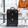 Kosmetikkoffer Trolley, Make Up Koffer Mit 2 Schubladen und Produktbild-Vorschau 4