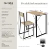 tectake® Sitzgruppe Margate 3-teilig Industrial Style Produktbild-Vorschau 5