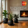 Keramik Untersetzer Anthrazit Ø 42cm XXL Blumenkübel Teller Produktbild-Vorschau 2
