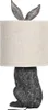 Clayre & Eef Tischlampe Kaninchen Ø 20x45 cm Braun Beige Produktbild-Vorschau 2