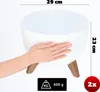 Plastový květináč KADAX "Luri", květináč se třemi zásuvnými Náhled obrázku produktu 2