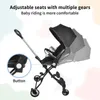 2 in 1 Kinderwagen 360°-Drehbar Sitz Kompakter Mini Produktbild-Vorschau 5