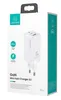 USAMS GaN Ladegerät 65W 2xUSB-C+USB Schnellladung Weiß Produktbild-Vorschau 2